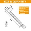 YaaYii M7 x 70mm Confirmat Screws Black 20 PCs, Hex