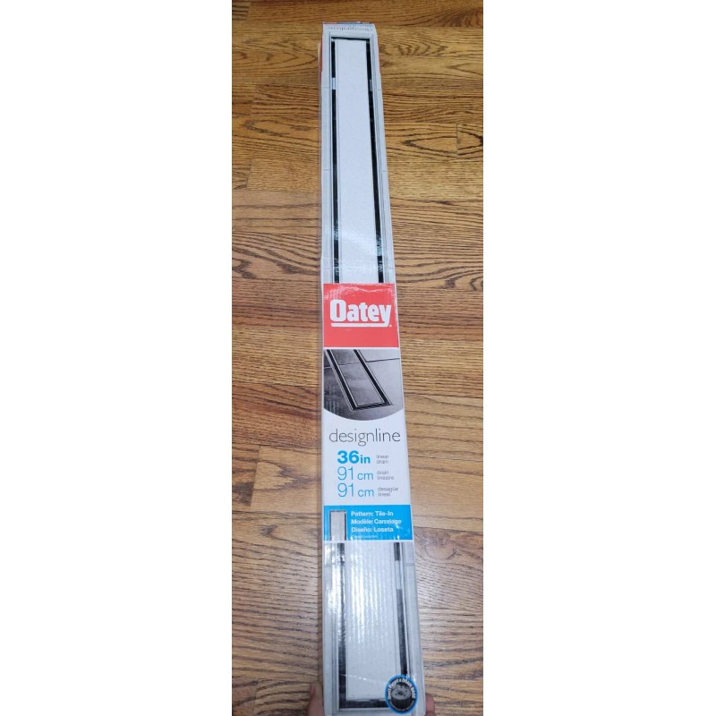 Oatey NEW Oatey Designline Stainless Steel Linear Shower Drain, Square