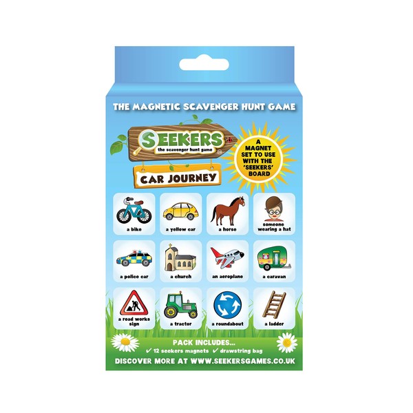 SEEKERS Scavenger Hunt Game Add-On Pack - Car Journey. Fun