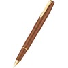 Jinhao 80 - Pluma estilográfica de fibra de carbono cepillada,