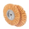 JUNLIXN 2 Pcs 8" Orange Airway Buffing Wheel, 5/8'' Arbor