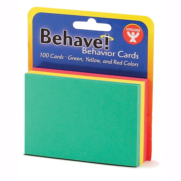 Hygloss Products Behavior Cards - Motivational for Students & Kids
