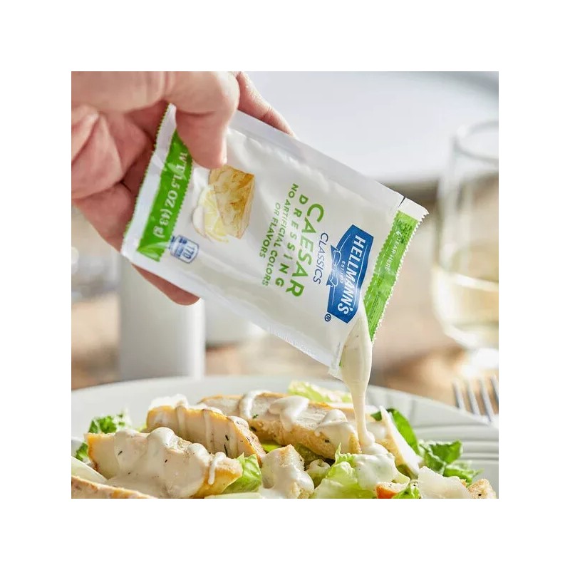 Hellmann's 1.5 oz. Creamy Caesar Dressing Packet (select quantity below)