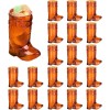 20 Vasitos Botas Vaquero Shots Caballitos Plástico 1 Oz Choc