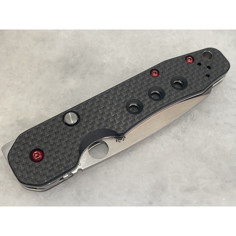 Red Stainless Steel Screws Set For Spyderco Smock C240CFP Knife