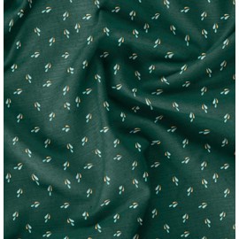 Soimoi Green Rayon Fabric Colourful Water Drops Nature Decor Fabric Printed metre 56 Inch Wide
