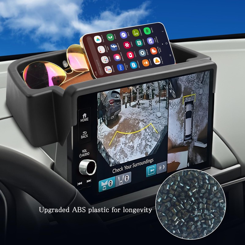 CDEFG Dashboard Storage Tray for 2023-2025 Honda Pilot 9-Inch Screen