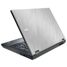 Unbranded/Generic BRUSHED ALUMINUM Vinyl Lid Skin Cover fits Dell Latitude E5410 Laptop