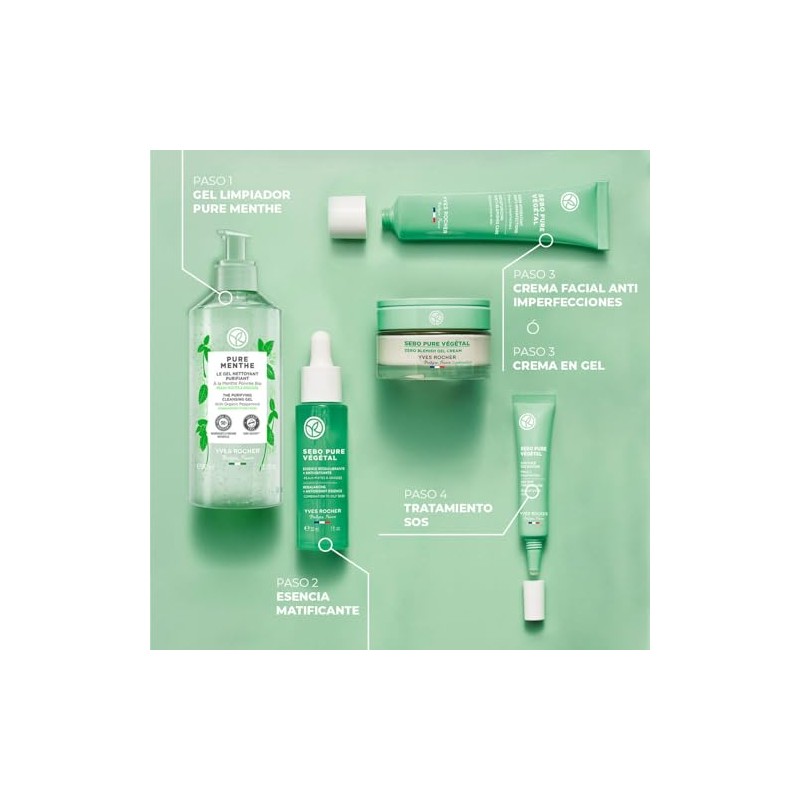 Yves Rocher Sérum Matificante Sebo Pure Antioxidante, para pieles mixtas
