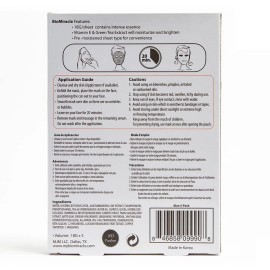 BioMiracle Aloe Collagen Essence Face Mask,5 Count-Packagin