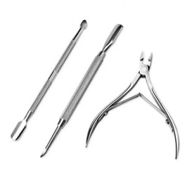 (Optional nail pusher nipper 3-piece set) Stainless steel nail pusher care gel nail / (옵션 네일푸셔니퍼3종세트)스텐 네일 푸셔 케어 젤네일
