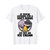 Pickleball Soft Serve Funny Pickleballer Lucky Pickleball T-Shirt, White
