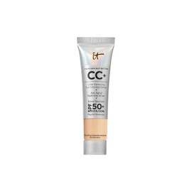 IT Cosmetics Your Skin But Better CC Cream SPF 50+ 12 ml, Highly Pigmented Multi-Purpose Cream with SPF 50, Tinted Anti-Aging Day Cream, Foundation, Concealer & Care in One, Medium