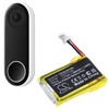 Cameron Sino CS New Battery for Nest Hello,NC5100US,C1241290,Vido Doorbell Wired,Compatible