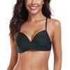 RELLECIGA Women's Underwire Bikini Top Twist Front Underwire Bikini Top,