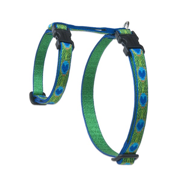 LupinePet Originals 1/2" Tail Feathers 9-14" H-style Harness for Small