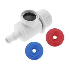ECSiNG Set with 5Pcs UWF Universal Wall Fitting Connector Kit 9-100-9001 Compatible with Polaris 180 280 360 380 480 3900 Sport Models Pressure Relief Valve