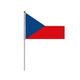 Czech Hand Crank Flags Pack of 20 National Holiday Parades Hand Flag Czech Republic Bunting Czech Republic Czech Republic Czech Republic