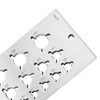 19 Holes Dowel Plate with Socket Stainless Steel Dowel Cutter