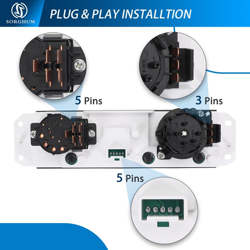 Sorghum Climate Control Module - A/C Control Panel Module Air