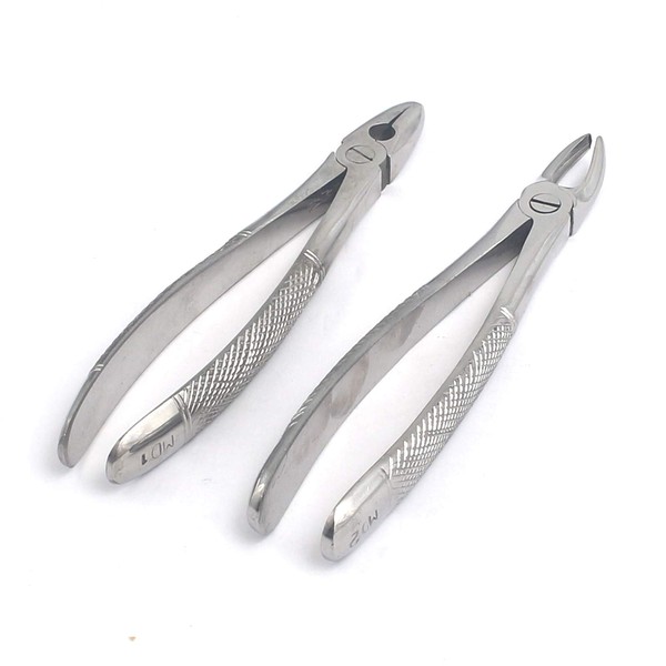 OdontoMed2011 2 GERMAN GRADE DENTAL TOOTH EXTRACTING EXTRACTION FORCEPS MD1+MD2 ODM