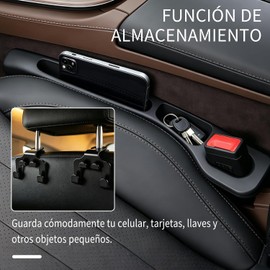 ALANO 2 Pzs Relleno de Huevos para Asientos de Coche, Llenar los Huecos Entre el Asiento y la Consola. Relleno Multifuncional de Espacio para Asiento de Coche, Universal para Automóvil, SUV, Camión.