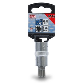 BGS 4354 | Impact Bit Socket | 12.5 mm (1/2") Drive | Spline (for XZN) M12