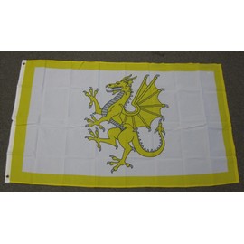 Golden Dragon Flag 3x5 Feet 3'X5' Welsh Wales United Kingdom Uk New F1081