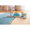 Kindsgut Wooden Railway with Wooden Building Blocks and Zoo Animals,