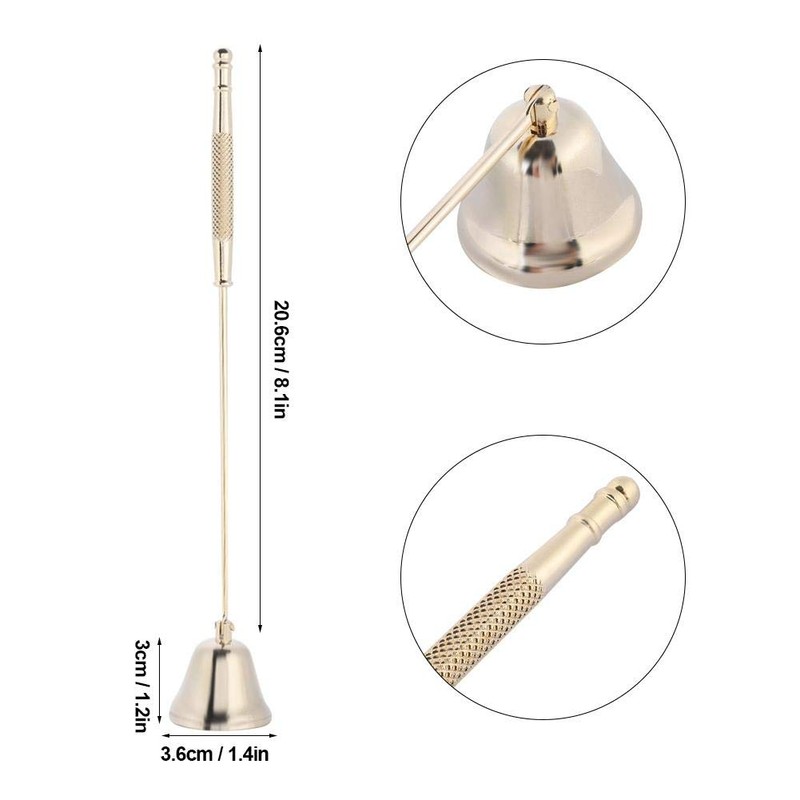 Sheens Apagador de Velas, Acero Inoxidable con Forma de Campana