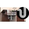 EASYDRAIN Double Kitchen Sink P-Trap | Expandable & Flexible 1-½"