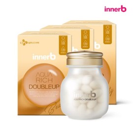 Innubi (신세계라이브쇼핑)(M) CJ 이너비 아쿠아리치 더블업 히알루론산 3병 (총 12주분) (Kyushiji Liveshopping)(M) CJ Innerbi Aquarich Double Up Hyaluronic Acid 3 Bottles (Total 12 Weeks)