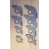 8 Piece Corner Radius Template Set for Routers, Woodworking Corner