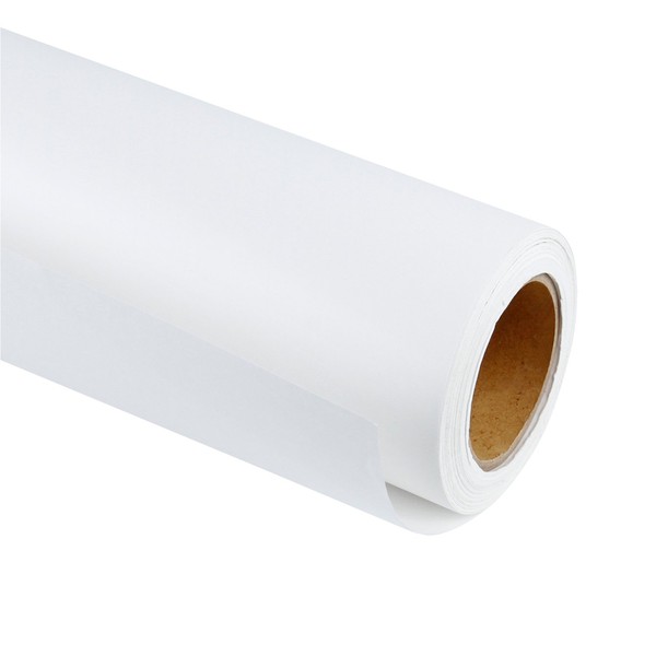 RUSPEPA White Kraft Paper Roll - 24 inches x 100 feet - Recyclable Paper Perfect for for Crafts, Art, Wrapping, Packing, Postal, Shipping, Dunnage & Parcel