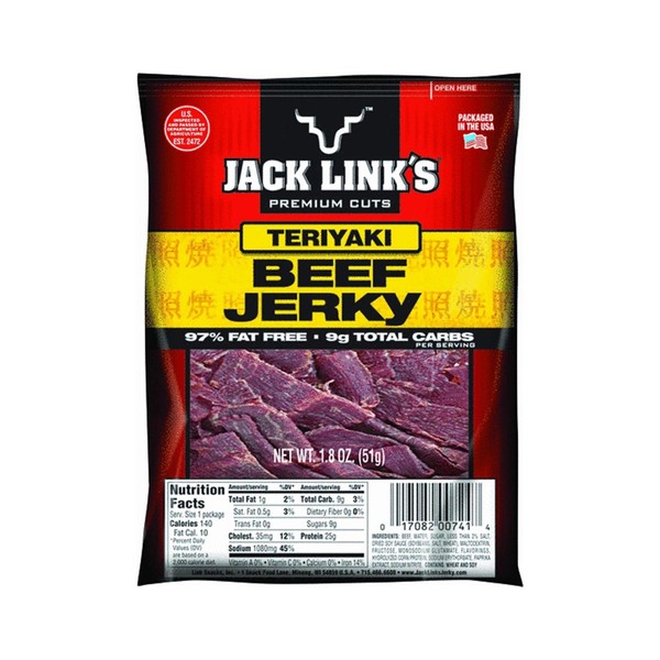 Beef Jerky, 1.5OZ TERIYAKI JERKY