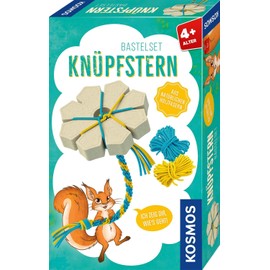 Kosmos KOSMOS 712594 Knüpfstern, Bastel-Set für Kordeln, für Kinder ab 4 Jahre, als Freundschaftsarmbänder, Deko, Haarband, Schnürsenkel, Schmuck, kreative Basteleien, DIY, Geschenk, Spielzeug