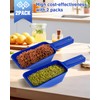 2 Cup Dog Food Scoop(2 Pack), Plastic Pet Food Scoop