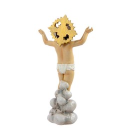 DRW Hand Painted Resin Divine Baby Jesus 20cm