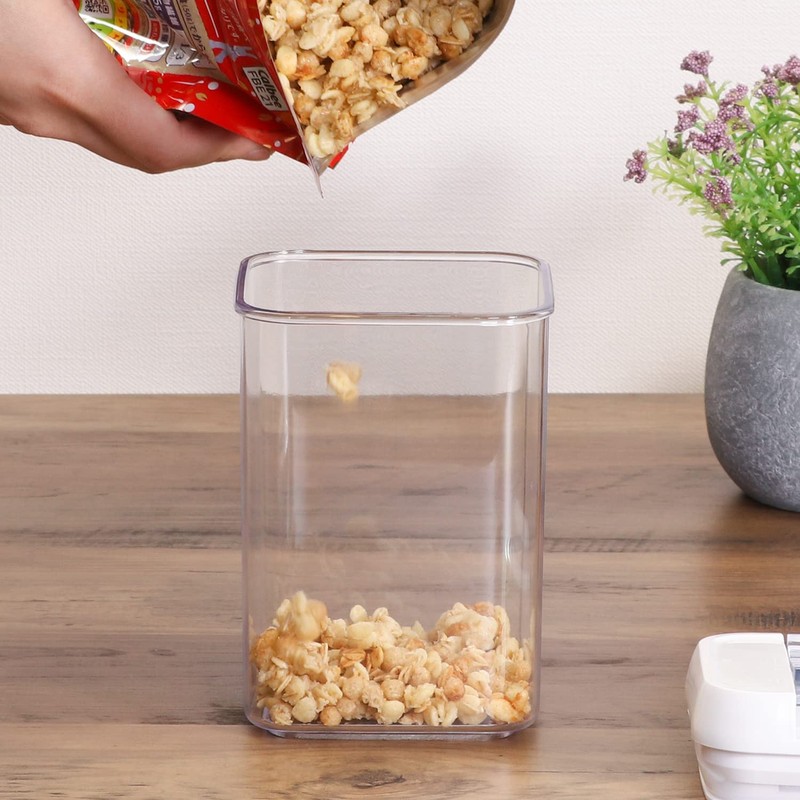 Fujiboeki Cupita 47751 Storage Container, Canister, Width 3.9 x Depth