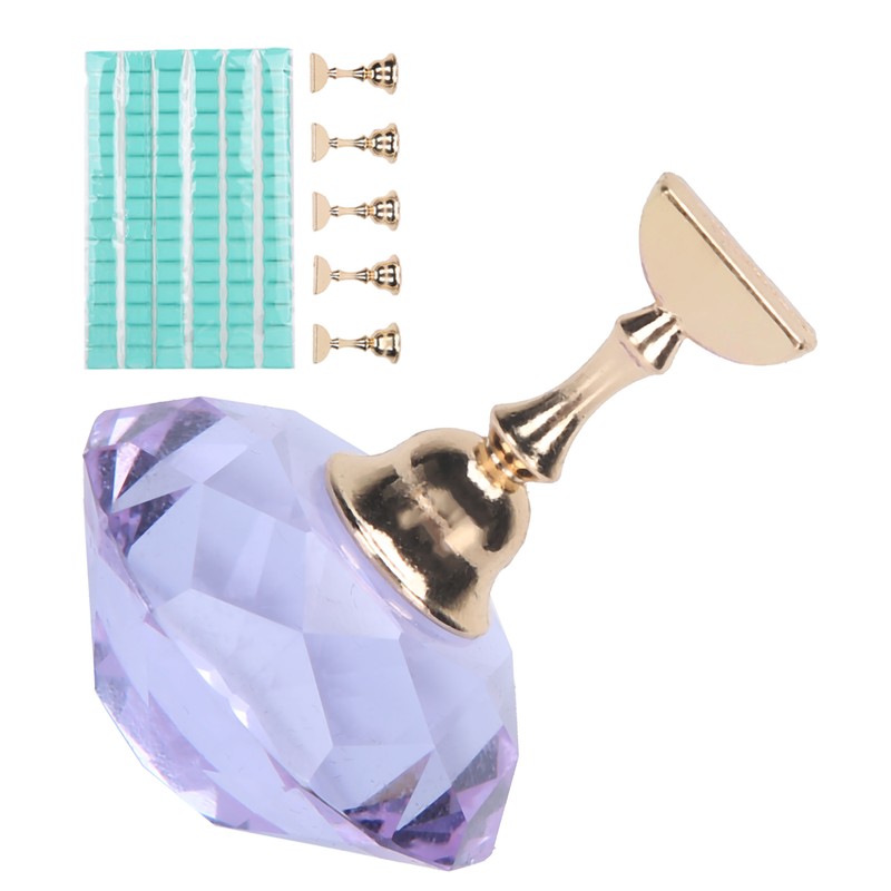 Nail Art Display Stand Set Magnetic Crystal Holder Practice Showing