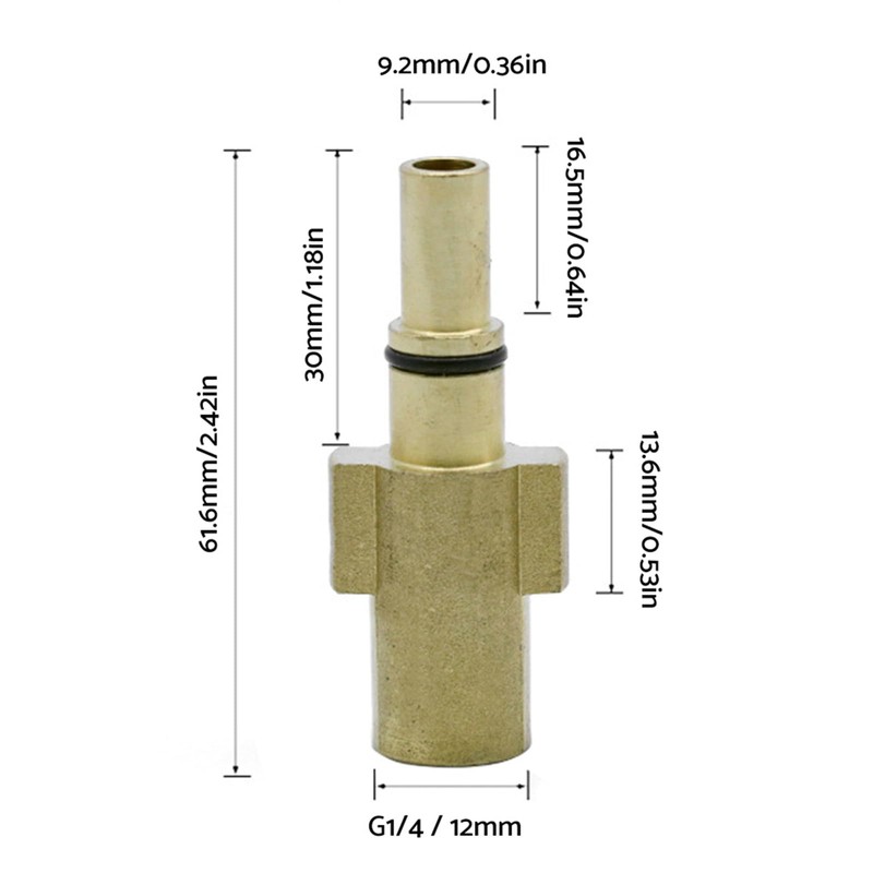 Pressure Washer Snow Foam Adaptor Connector Adapter Fitting Suitable for