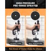 Commercial Sink Sprayer Valve with Hose: iVIGA 45" Flexible Stainless