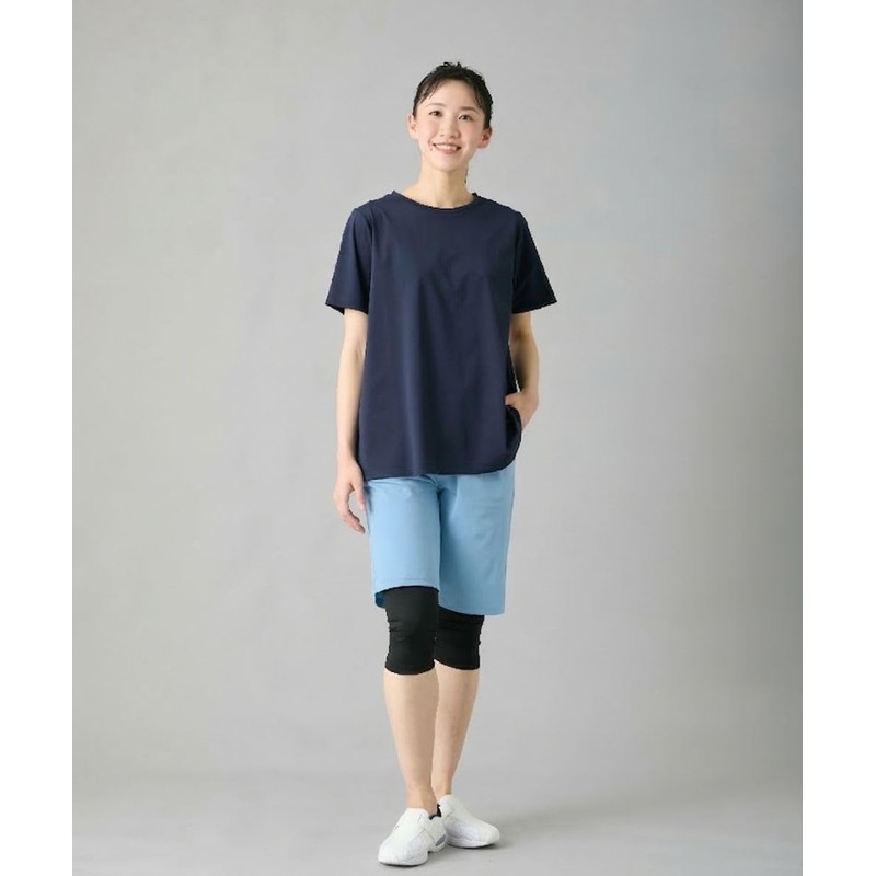 [ニッセン] スクラブパンツ レディース メンズ ラッシュガード ショートパンツ ナースレーヌ 介護 医療 保育士
