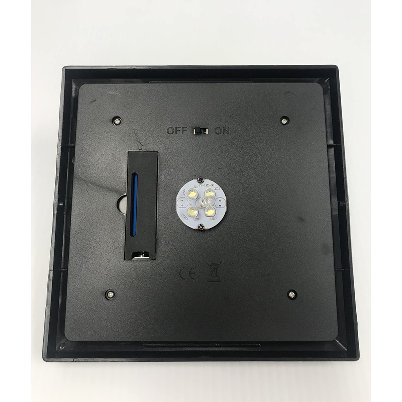 2-Pack Solar LED Copper 4 x 4 Vinyl PVC Wood