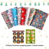 Christmas Wrapping Paper Sheets, 8 Sheets Christmas Wrapping Paper Set