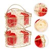 Vaguelly 2 Pack Simulated Rose Soap Ornaments Rose Petal Decorative