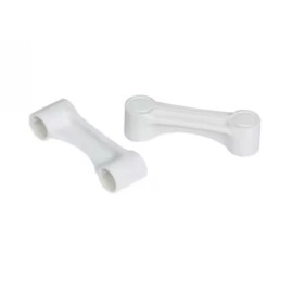 ClosetMaid Shelf & Rod Shelf end caps 77545 hardware, white (Pack of 2),2 inch