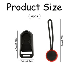 Rumyve 4pcs Camera Strap Buckle,Quick Release Sturdy Shoulder Neck Strap Clip Adapter,Universal Connection Buckle Adapter for Cameras and Binoculars