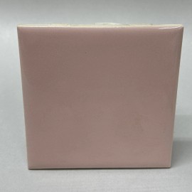 Florida Tile Rose Pink Ceramic 4x4 1950 1960s NEW OLD STOCK PINK WALL TILES Mosaic USA 4-1/4
