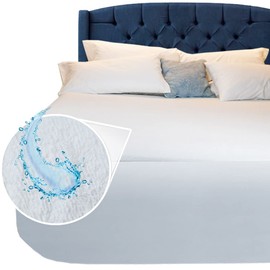 De corazon Lifestyle Cubre colchón Individual 100% Impermeable Anti acaros, Hipoalergenica, 100% Algodon Termoregulador (Individuales)